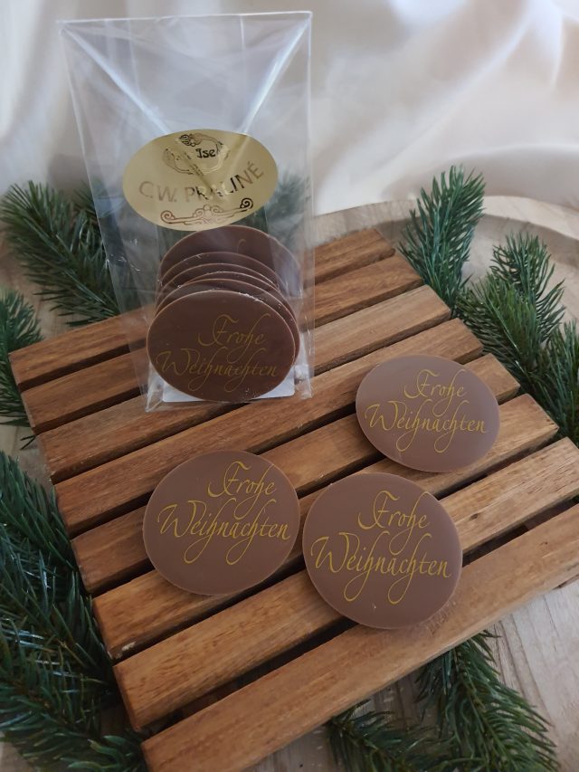 6 Taler Frohe Weihnachten Vollmilch