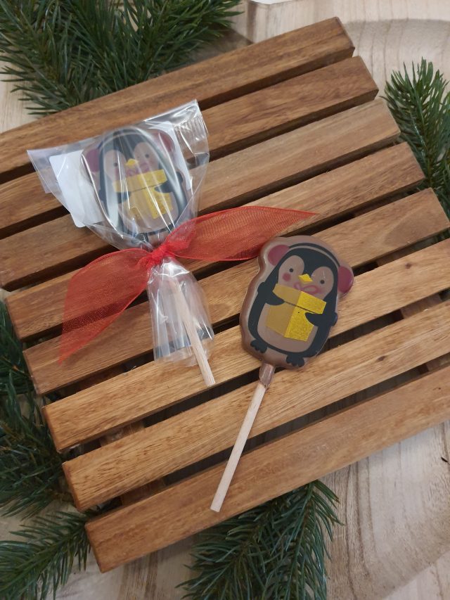 Schokoladen Lolli Pinguin Vollmilch